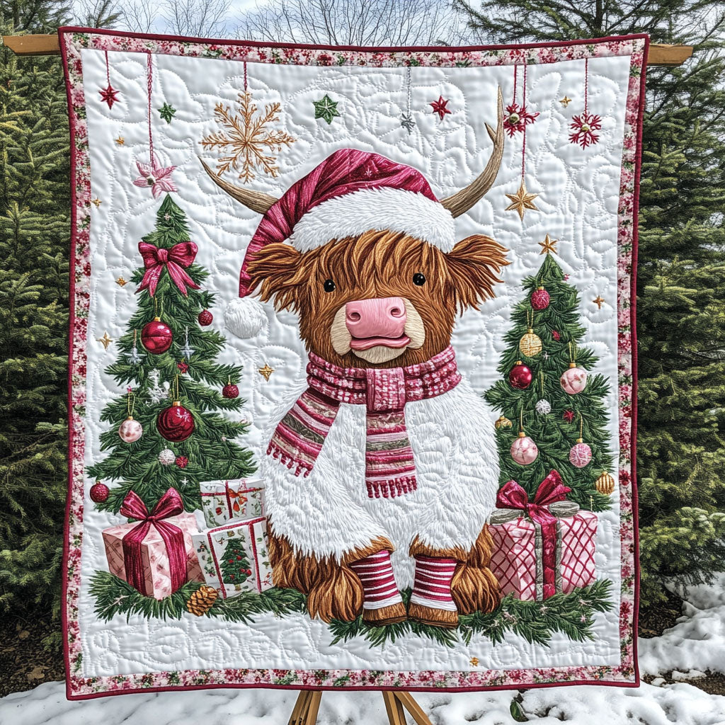 Cow Christmas WT0810016CL Quilt