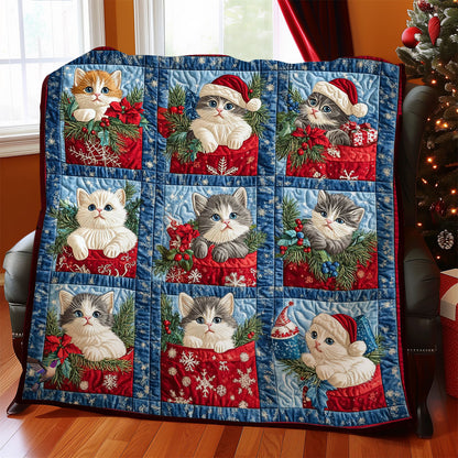 Kitten Xmas WY2911044CL Quilt