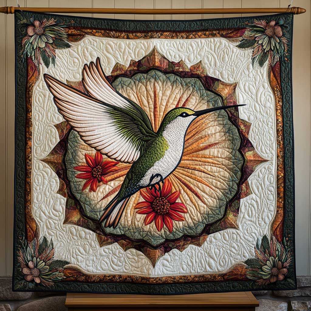 Hummingbird Tranquil WN2609018CL Quilt