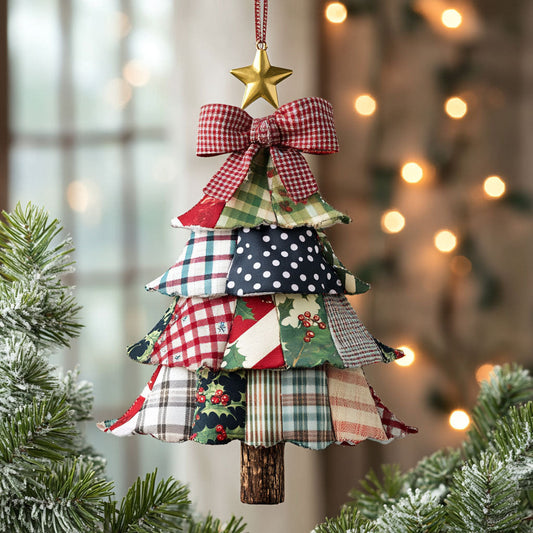 Frosty Cabin Christmas Tree WN1211047CL Christmas Ornament