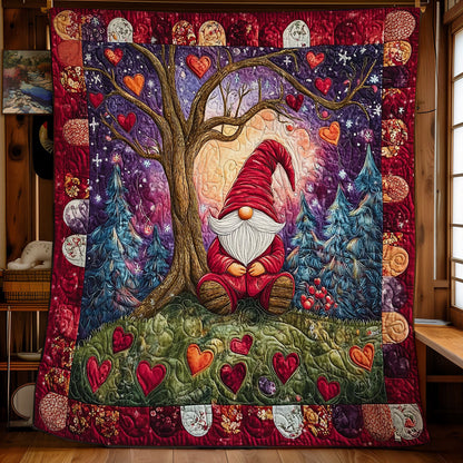 Gnome In Valentine WY0301044CLQuilt