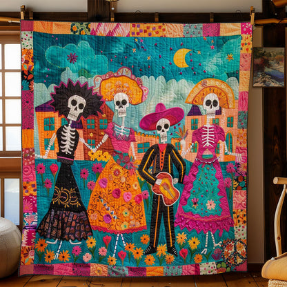 Dancing Calaveras WN2610002CL Quilt