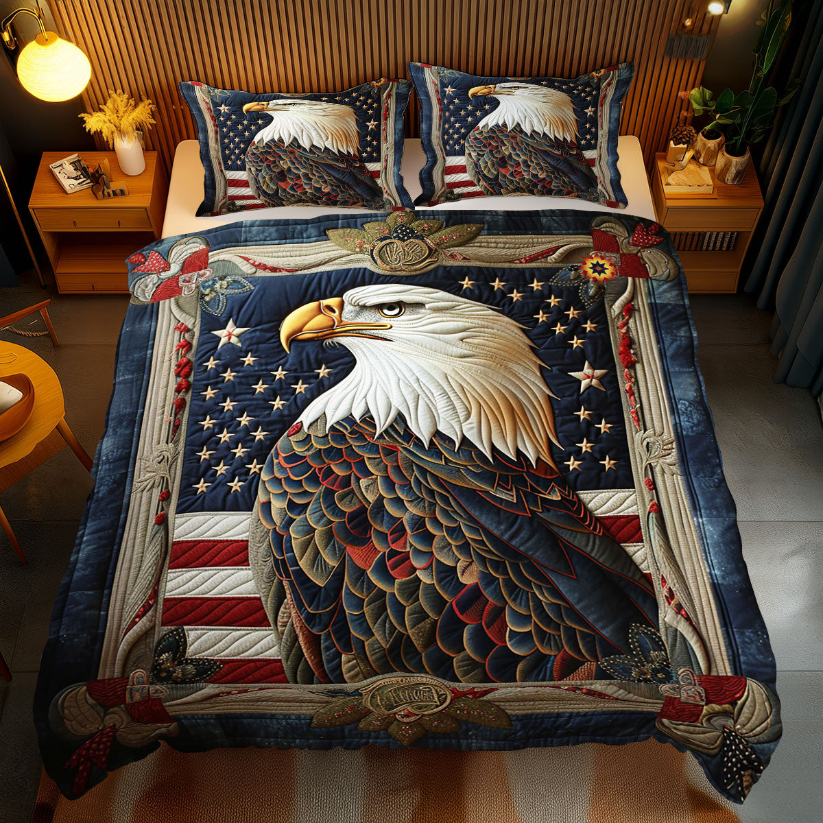 Independence Eagle WJ2512031CL Duvet Cover Set