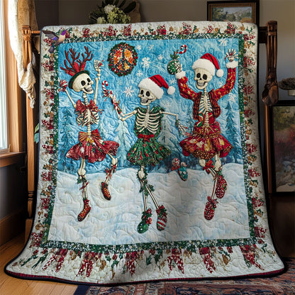 Holiday Cheer Skeletons WN1112010CL Quilt