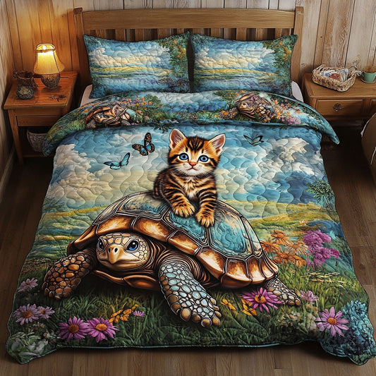 Turtle Kitten WT1102006CL Duvet Cover Set