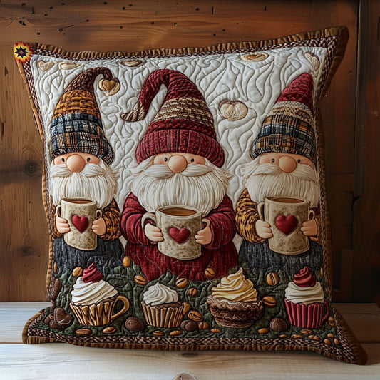 Teabreak Gnome WY2501068CL Quilt Pillow Case