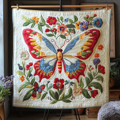 Flower Butterfly WJ2211023CL Quilt