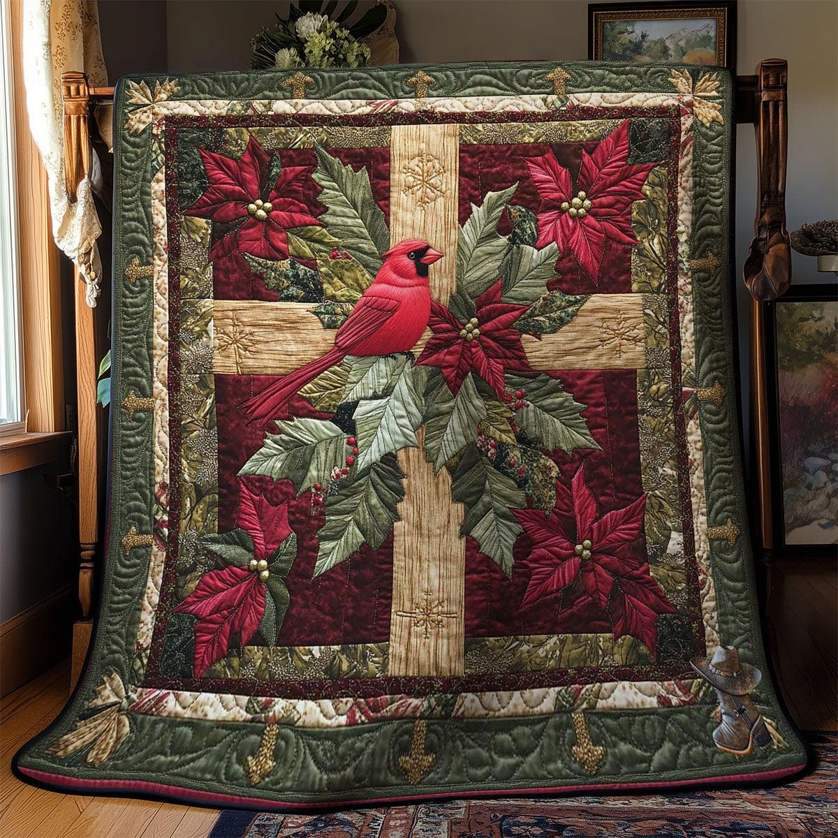 Winter Cardinal WN2211059CL Quilt