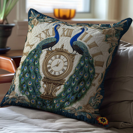Couple Peacock And Clock WY2501014CL Quilt Pillow Case
