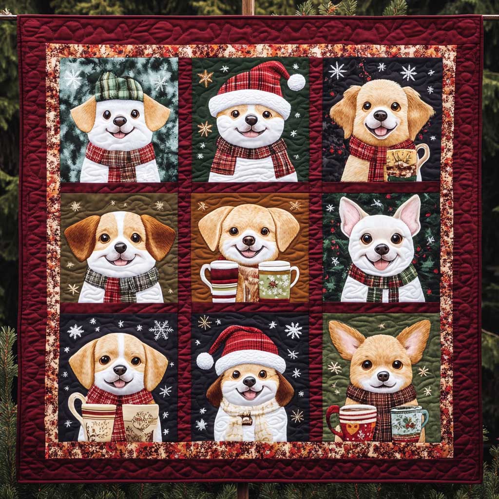 Dog’s Cozy Cup WN3009020CL Quilt