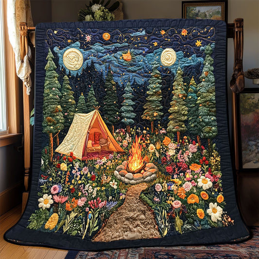 Camping Flower WX1001001CL Quilt