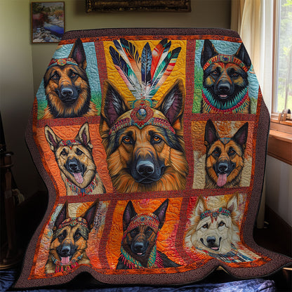 Native American German Shepherd WY1411035CL Quilt