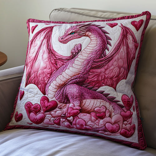 Pink Dragon WX1612087CL Quilt Pillow Case