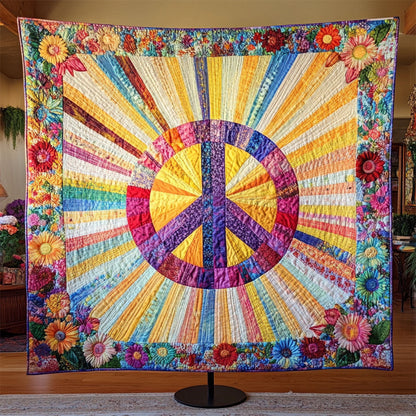 Flower Radiant Peace WJ1803013CL Quilt