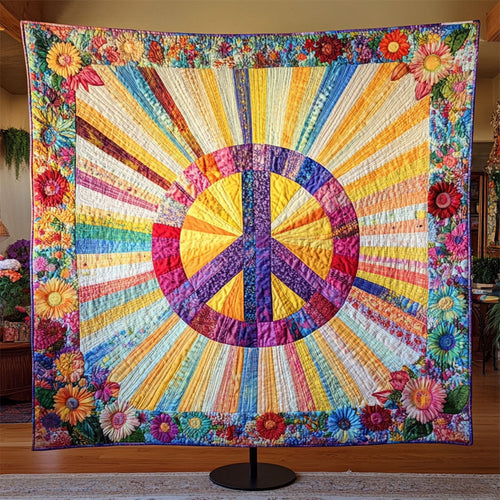 Flower Radiant Peace WJ1803013CL Quilt