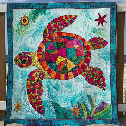 Geometric Shell Turtle WY1112008CL Quilt