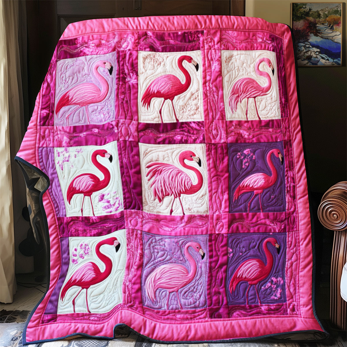 Flamingo YR0206022CL Quilt
