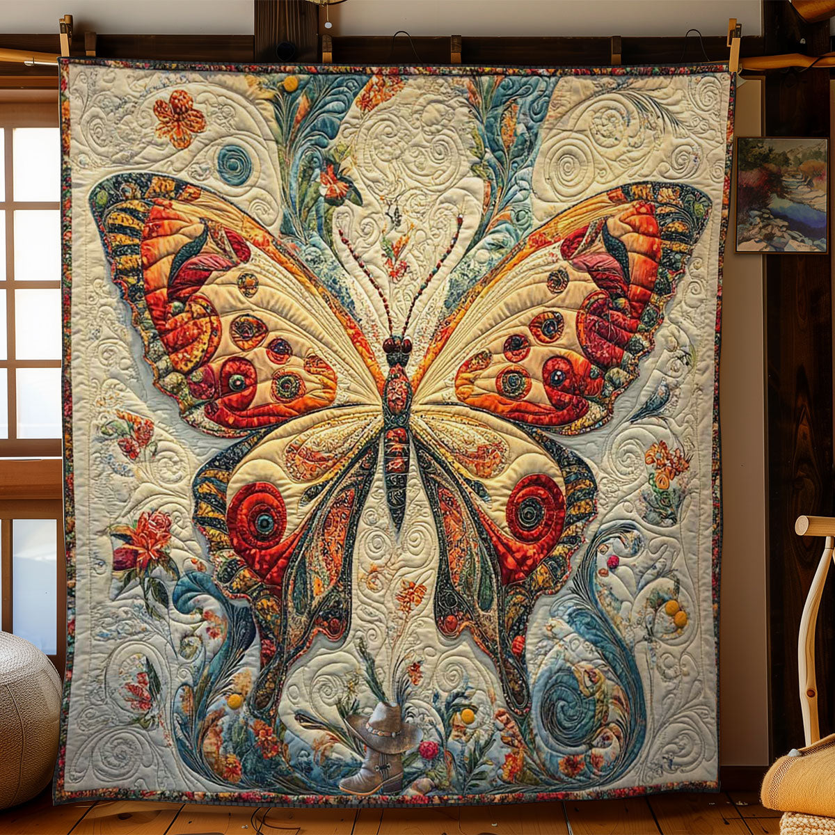 Butterfly Dreamscape WN1612003CL Quilt