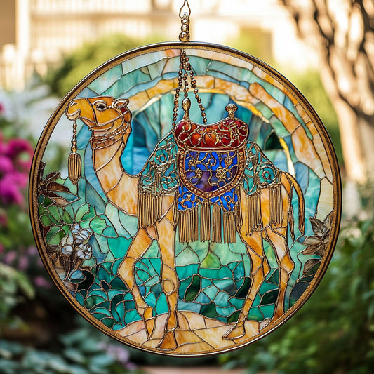 Camel Portrait WY1401007CL Suncatcher