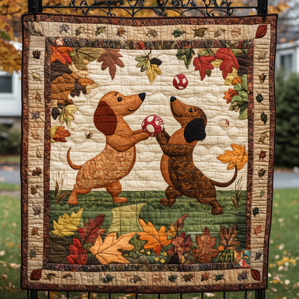 Dachshund WU0310001CL Quilt