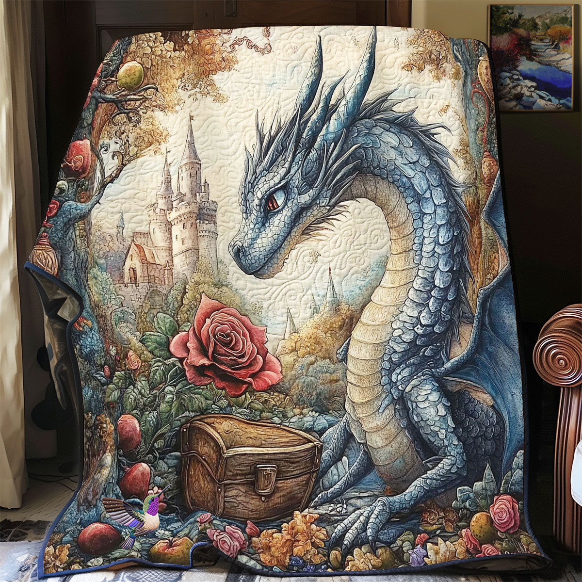 Castle Dragon WY2811005CL WY2811003CL Quilt