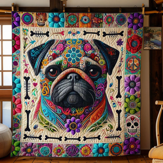 Pug Spirit WN2210001CL Quilt