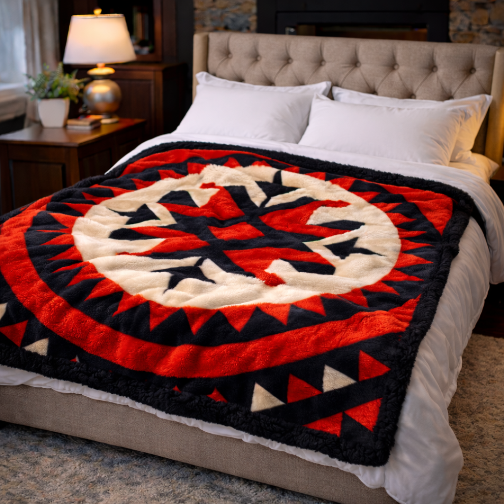 Warrior Shield KL2701006CL Faux Fur Throw Blanket