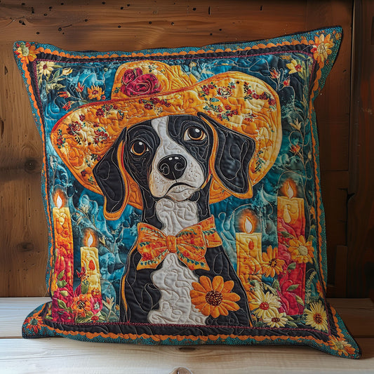 Sombrero Hat Dog WY2701052CL Quilt Pillow Case