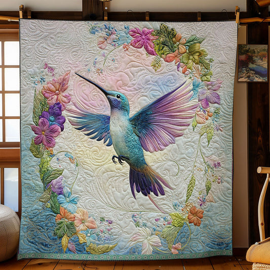 Hummingbird Floral WT2702093CL Quilt