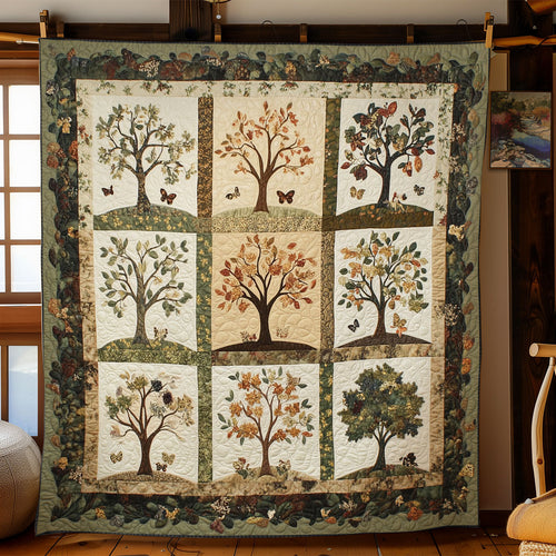 Tree In Natural WY1302057CL Quilt