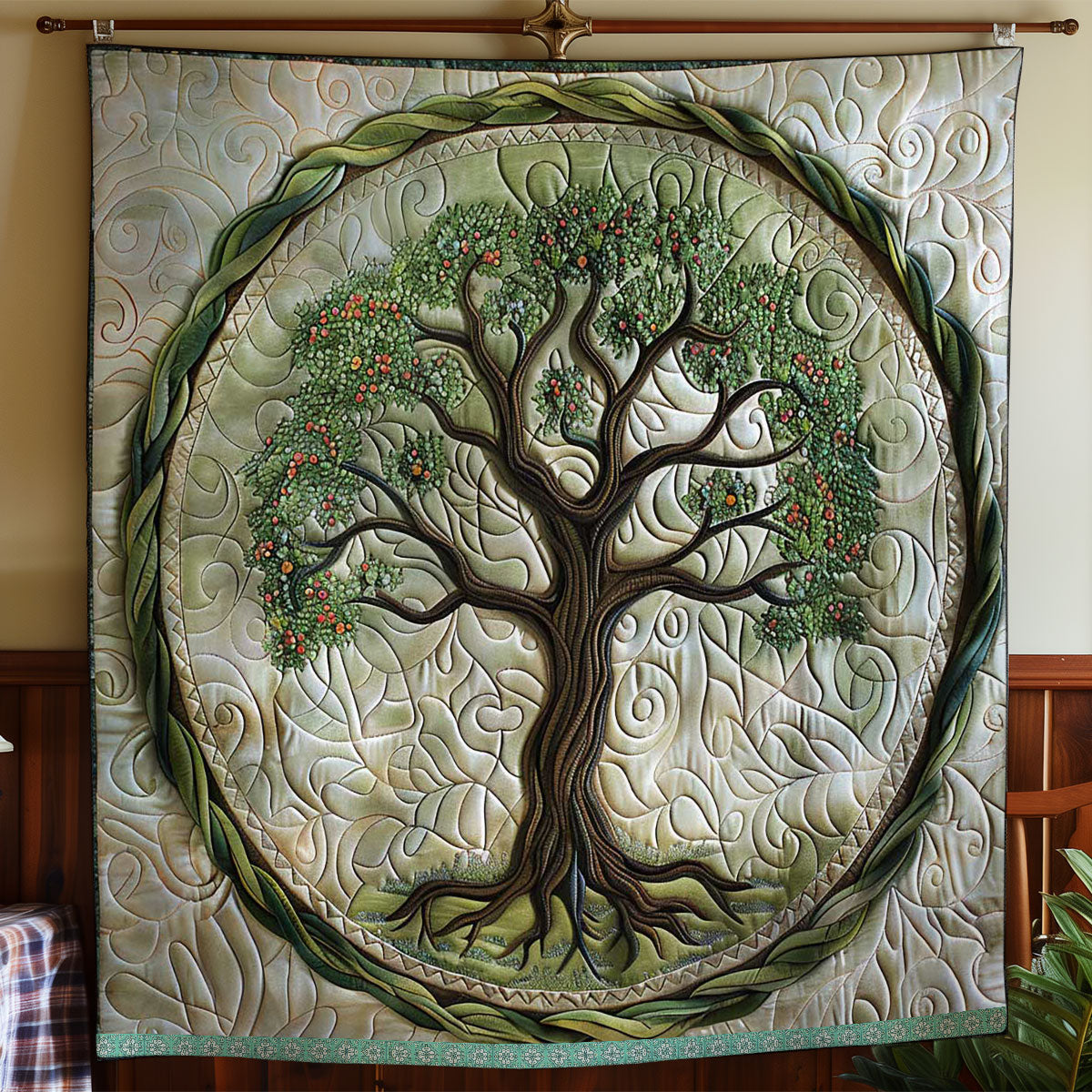 Tree Of Life Ancient Wisdom WN1209056CL Quilt