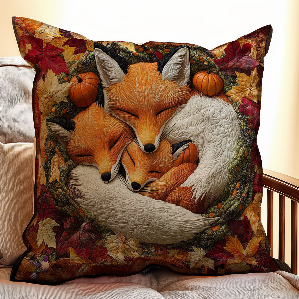 Sleeping Fox WY0612095CL Quilt Pillow Case