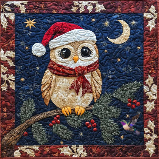 Christmas Night Owl WP0110012CL Quilt