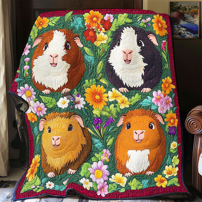 Flower Garden Guinea Pig WY1211043CL Quilt