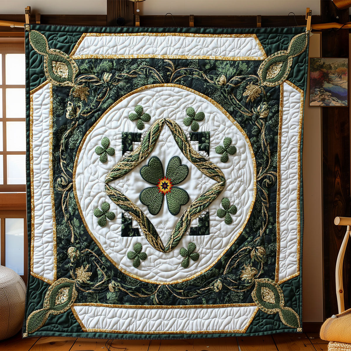 Lucky Clover WJ2012019CL Quilt