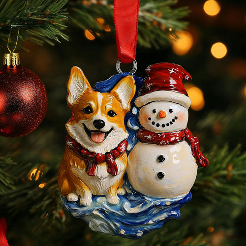 Frosty Glow Snowman WN0511038CL Christmas Ornament