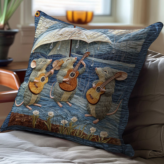 Mouse Music Band WY0101059CL Quilt Pillow Case