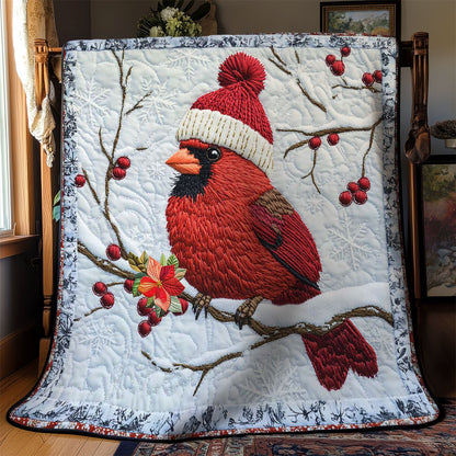 Cozy Cardinal WN1712024CL Quilt