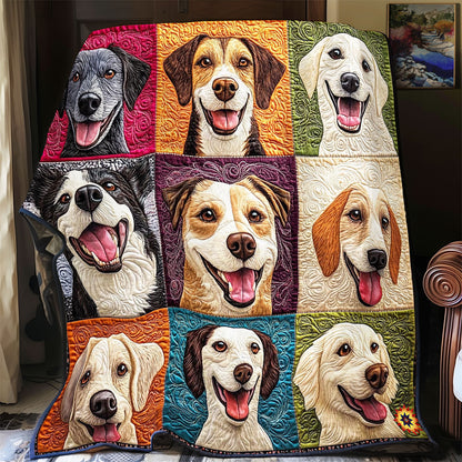 Happy Dog WY0212017CL Quilt