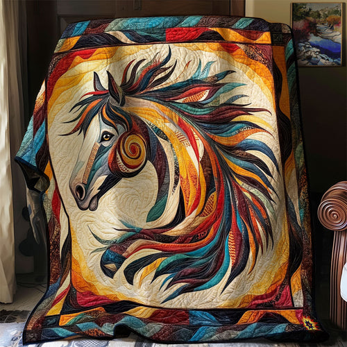 Horse Native American WJ2312020CL Quilt