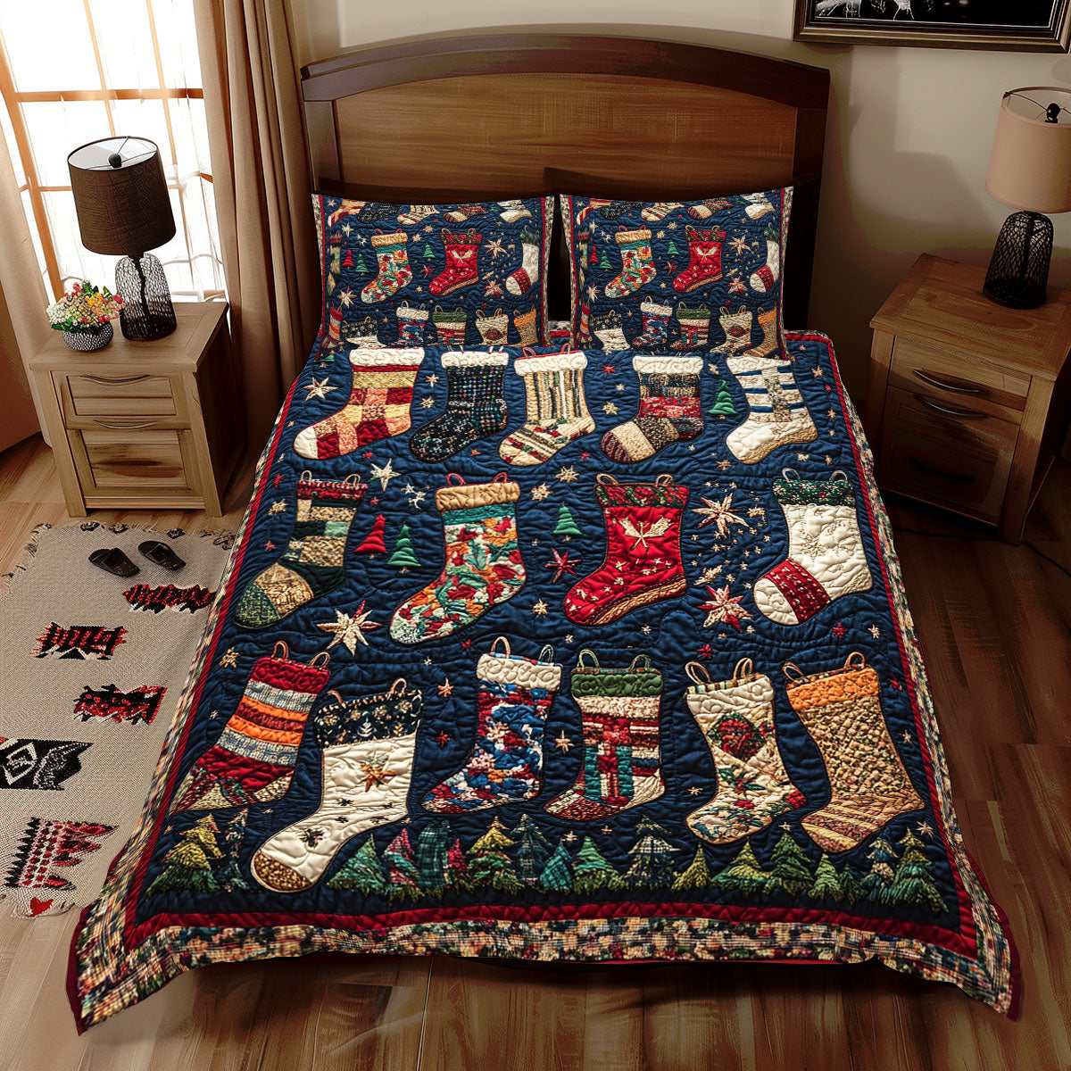 Sock Christmas WX2511090CL Duvet Cover Set