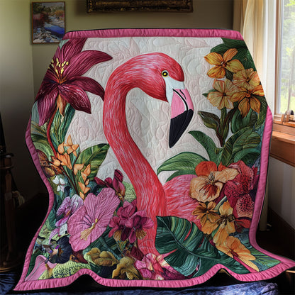 Abstract Flamingo WY1911070CL Quilt