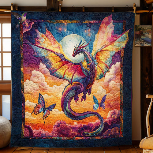 Rainbow Wings Dragon WN1912047CL Quilt