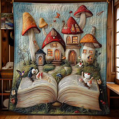 Mushroom Book WY2011041CL Quilt