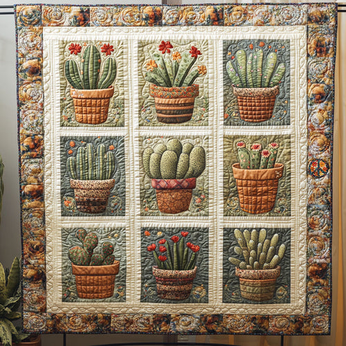 Vintage Cactus WJ2211026CL Quilt