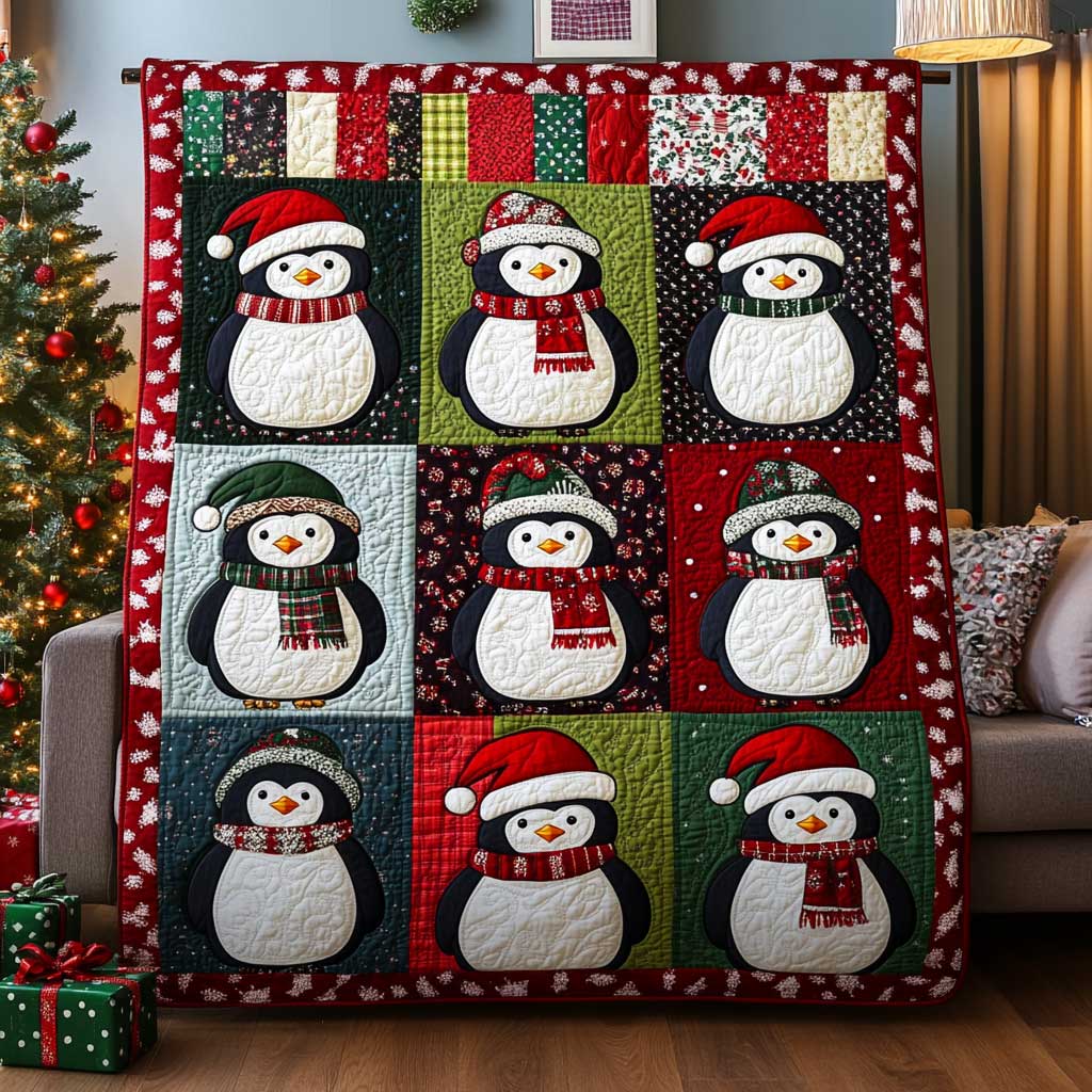 Christmas Penguin WJ2709003CL Quilt