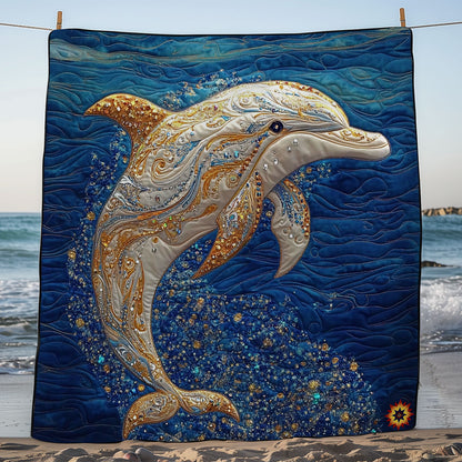 Shimmering Dolphin WY2211010CL Quilt