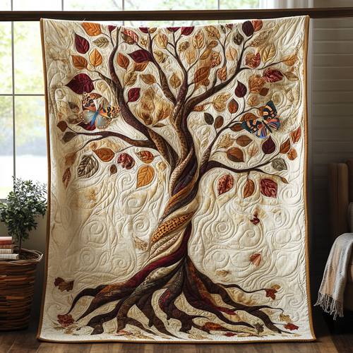 Autumn Majesty Tree WG1712028CL Quilt