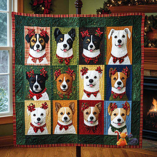 Dog Bow Magic WN0110036CL Quilt