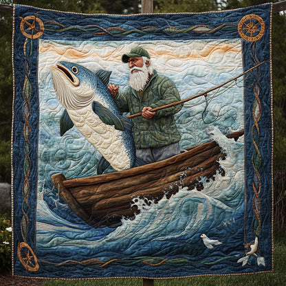 Man Sea Fishing WT1104081CL Quilt